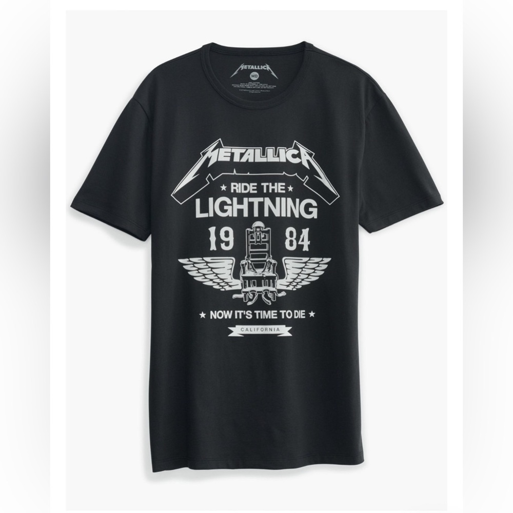 Metallica Ride the lightening t shirt 2x band tee